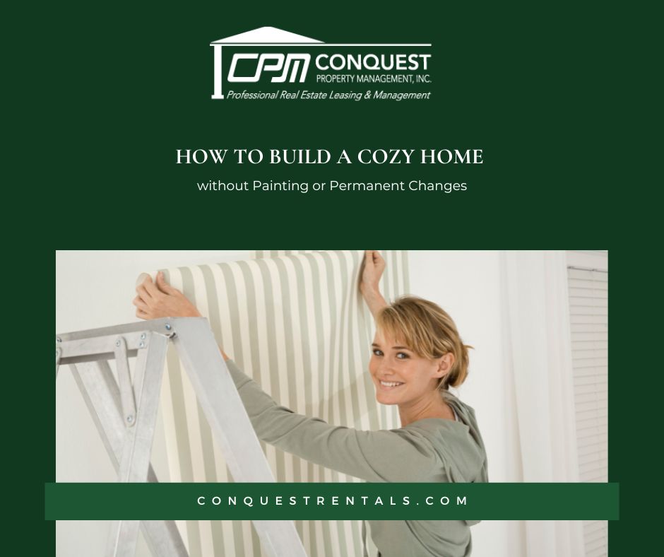 How to Build a Cozy Home without Painting or Permanent Changes