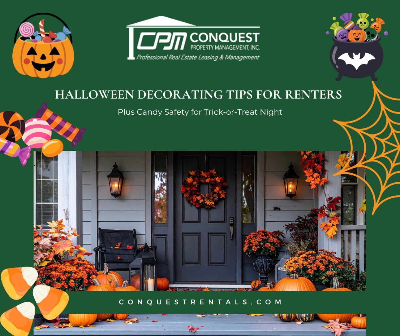 Halloween Decorating Tips for Renters — Plus Candy Safety for Trick-or-Treat Night