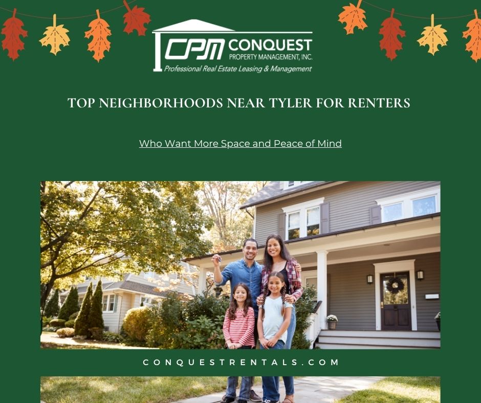 Top Neighborhoods Near Tyler for Renters Who Want More Space and Peace of Mind